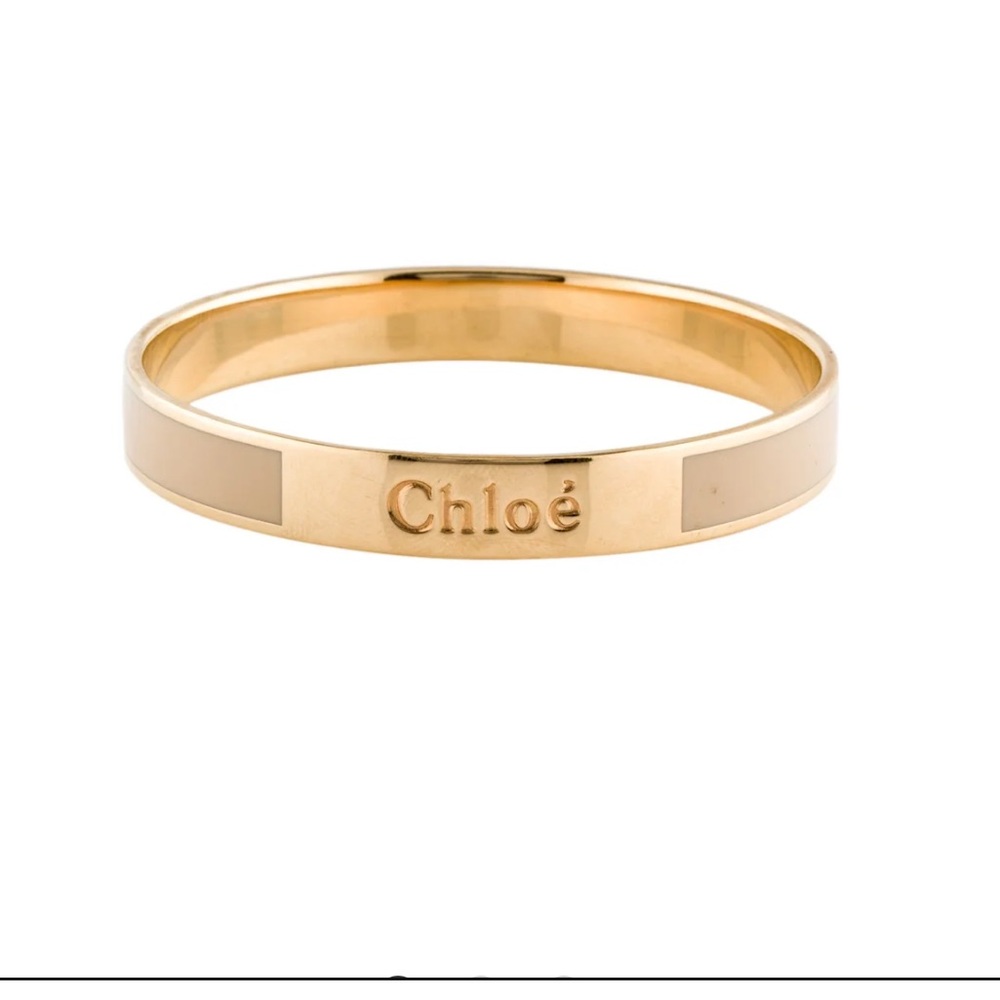 - Chloe Bangle Pink Gold Woman`s